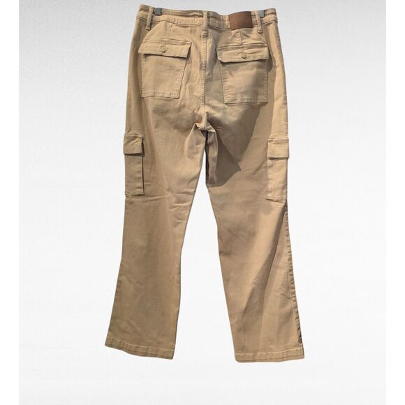 JUDY BLUE khaki cargo straight leg pants style# JB88633  Sz 15/32 - Picture 5 of 9